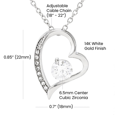 Forever Love Necklace Specifications